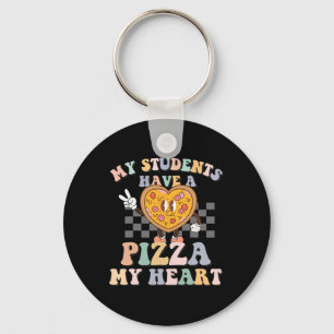 Mijn studenten hebben een pizza-mijn-hart sleutelhanger