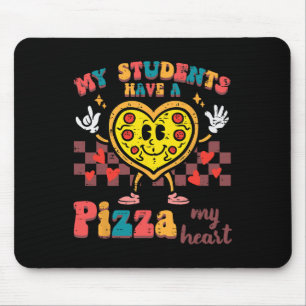 Mijn studenten hebben een pizza Valentijnsdag lera Muismat