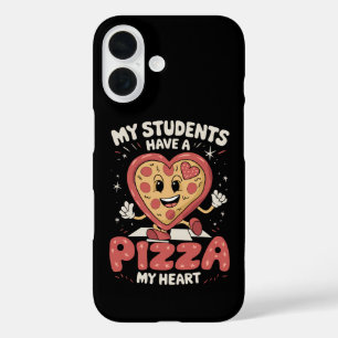 Mijn studenten hebben een pizza van mijn hartleraa iPhone 16 hoesje