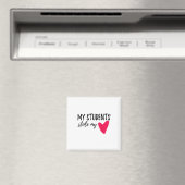 Mijn studenten hebben mijn hartleraar Valentijn ge Magneet (Insitu (Vaatwasser))