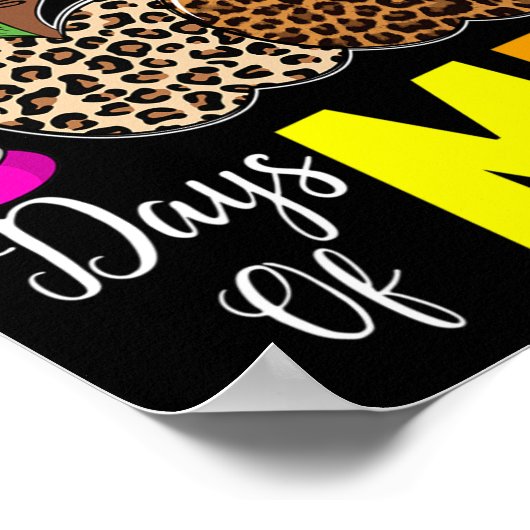 Mijn studenten overleefden 100 dagen van mij leuke poster (Hoek)