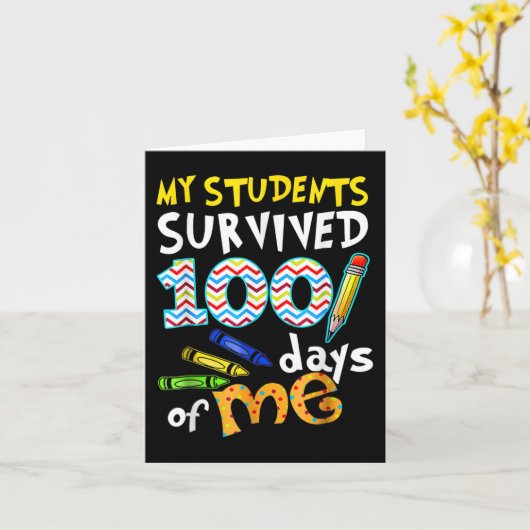 Mijn studenten overleefden 100 dagen van mijn lera kaart (Gele Bloem)