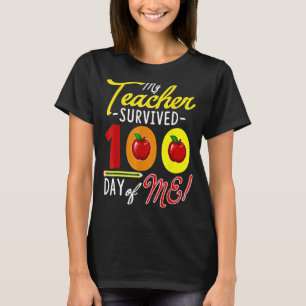 Mijn studenten overleefden 100 dagen van mijn lera t-shirt