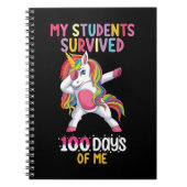 Mijn studenten overleefden 100 dagen van mijn scho notitieboek (Voorkant)