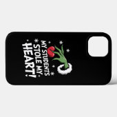 Mijn studenten stalen mijn hart Kerstmis kerst ler Case-Mate iPhone Case (Achterkant (horizontaal))