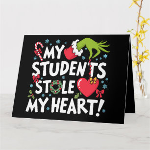 Mijn studenten stalen mijn hart Kerstmis Xmas Lera Kaart