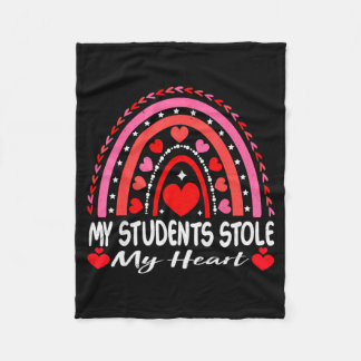 Mijn studenten stalen mijn hart mijn studenten zij fleece deken