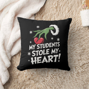 Mijn studenten stalen mijn hart Xmas Kerstmis Lera Kussen