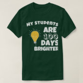 Mijn studenten zijn 100 dagen korter, grappig 100e t-shirt (Design voorkant)