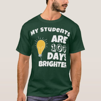 Mijn studenten zijn 100 dagen korter, grappig 100e t-shirt