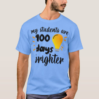Mijn studenten zijn 100 dagen lichter 1 t-shirt