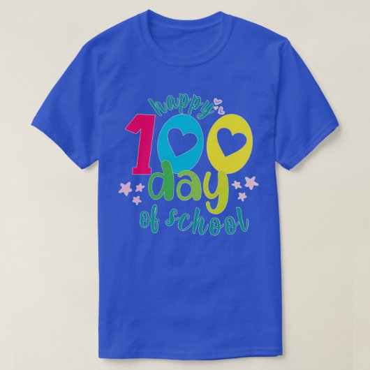 Mijn studenten zijn 100 dagen lichter t-shirt (Design voorkant)