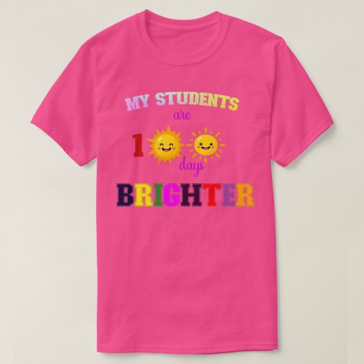 Mijn studenten zijn 100 dagen lichtere klassieke T T-shirt (Design voorkant)