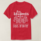 Mijn studenten zijn 100 dagen lichtere klassieker. t-shirt (Design voorkant)