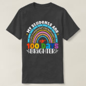 Mijn studenten zijn 100 dagen lichtere regenboogst t-shirt (Design voorkant)