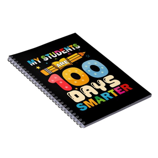 Mijn studenten zijn 100 dagen slimmer leraar notitieboek (Rechterzijde)