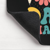 Mijn studenten zijn 100 dagen slimmer Retro Groovy Muismat (Hoek)