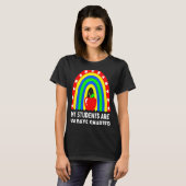 MIJN STUDENTEN ZIJN 100 DAGEN SLIMMERE BOHO RAINBO T-SHIRT (Voorkant volledig)