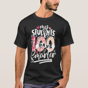 Mijn studenten zijn 100 dagen slimmere leerkrachte t-shirt