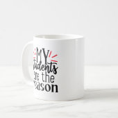 Mijn studenten zijn de reden koffiemok (Voorkant links)