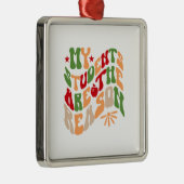 Mijn studenten zijn de reden metalen ornament (Rechts)