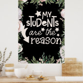 Mijn studenten zijn de reden waarom poster (Keuken)