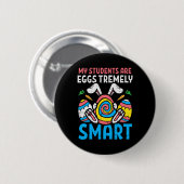 Mijn studenten zijn eggstrem slim Schattig Pasen Ronde Button 5,7 Cm (Voorkant /achterkant)