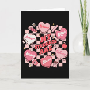Mijn studenten zijn genoeg waardige valentijnsgesc kaart