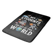 Mijn studenten zijn in deze ruimte wereld badmat (Gekanteld)