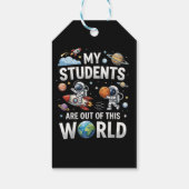 Mijn studenten zijn in deze ruimte wereld cadeaulabel (Achterkant)