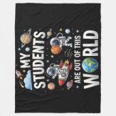 Mijn studenten zijn in deze ruimte wereld fleece deken (Voorkant)