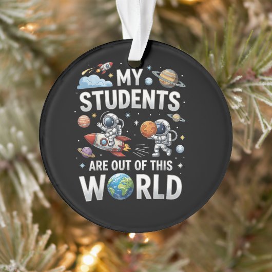 Mijn studenten zijn in deze ruimte wereld ornament (Boom)