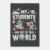 Mijn studenten zijn in deze ruimte wereld post-it® notes (Voorkant)