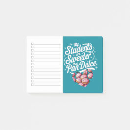Mijn studenten zijn leuker dan Pan Dulce Leraar Post-it® Notes