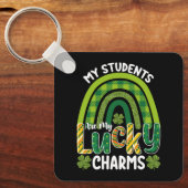 Mijn studenten zijn mijn gelukzalige Sint Patrick' Sleutelhanger (Voorkant)