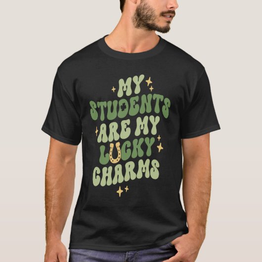 Mijn studenten zijn mijn luie leraar St Patrick T-shirt (Voorkant)