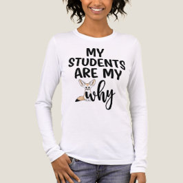 Mijn studenten zijn mijn reden Tri-Blend shirt