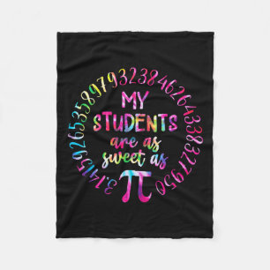 Mijn studenten zijn net zo lief als docent Wiskund Fleece Deken