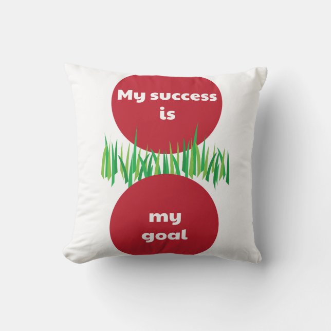 Mijn succes is mijn doel NL Kussen (Voorkant)