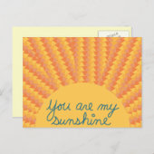 Mijn Sunshine Briefkaart (Voorkant / Achterkant)