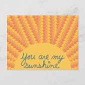 Mijn Sunshine Briefkaart (Voorkant)