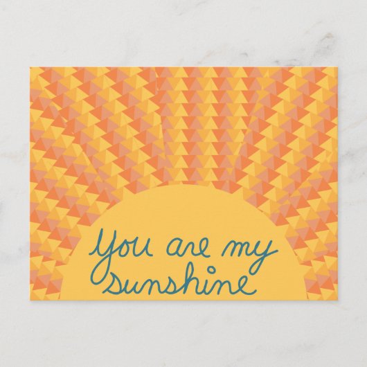 Mijn Sunshine Briefkaart (Voorkant)