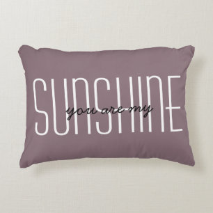 Mijn Sunshine Citaat Zachte Druif Aangepaste Decor Accent Kussen