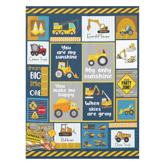 Mijn Sunshine Dream Big Little One Tafelkleed (Voorkant)