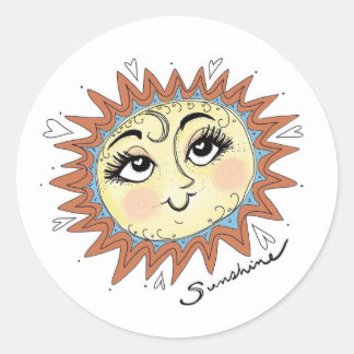 Mijn Sunshine Fun Illustratie Sticker