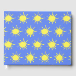 Mijn Sunshine Gastenboek (Hemelsblauw & Geel)