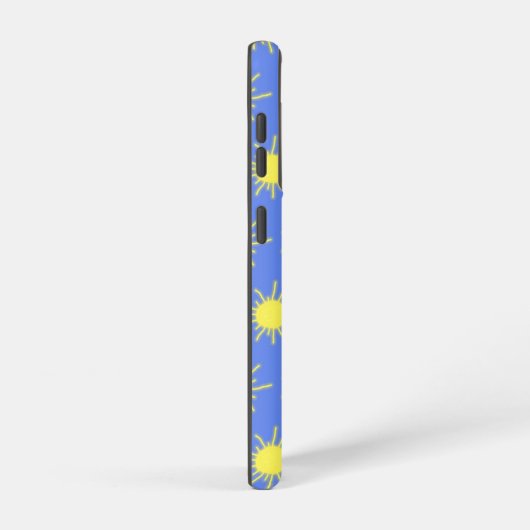 Mijn Sunshine Telefoonhoesje (Sky Blue & Yellow) Samsung Galaxy Hoesje (Rechterkant)