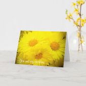 Mijn Sunshine wenskaart Kaart (Gele Bloem)