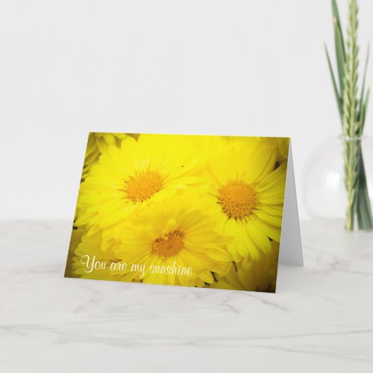 Mijn Sunshine wenskaart Kaart (Voorkant)