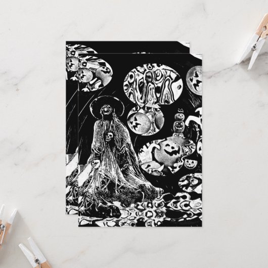 Mijn Super Halloween Kaart (Voorkant / Achterkant in situ)